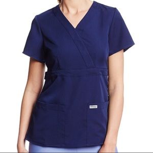 Grey’s Anatomy scrub top S Indigo/navy blue